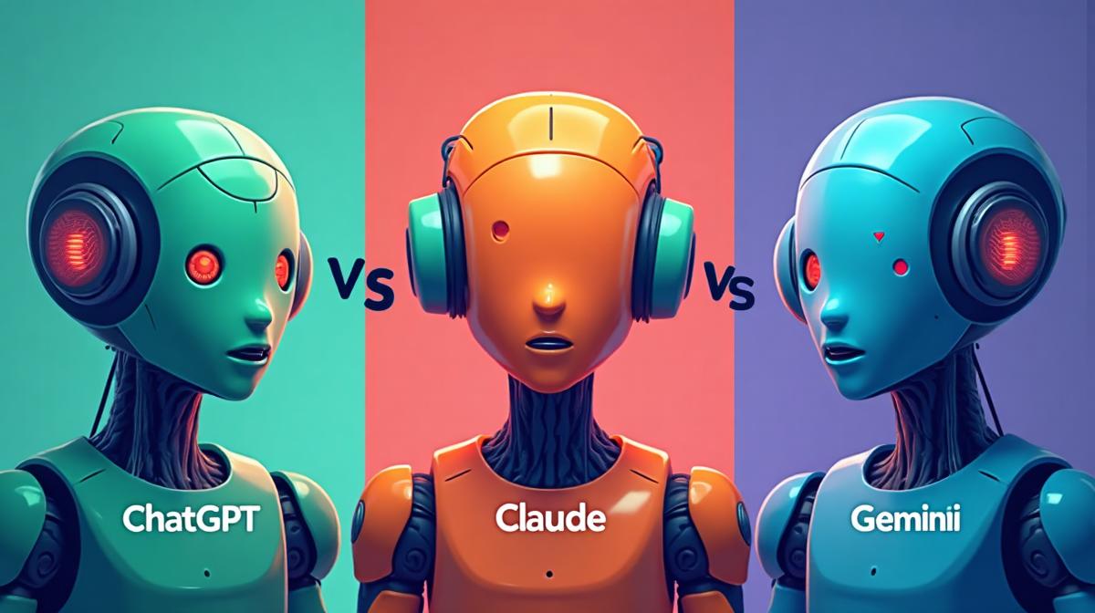 Comparatif 2026 : ChatGPT vs Claude vs Gemini - Guide complet